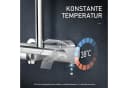 EMKE Duschsystem Thermostat Duschset mit Regendusche Chrom Bild 4