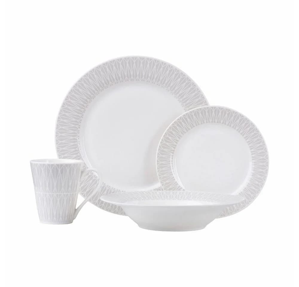 Maxwell & Williams Zenith Dinner-Set 16-teilig Grau - Bild 2