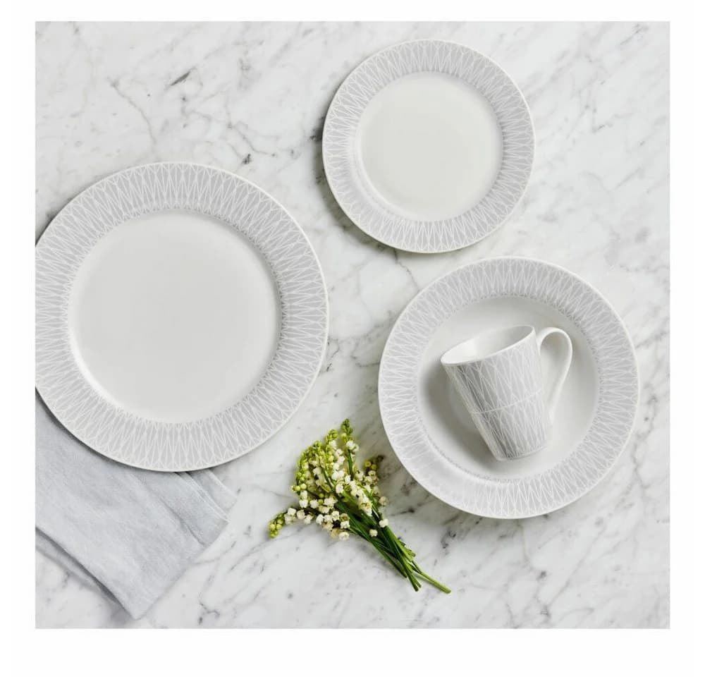 Maxwell & Williams Zenith Dinner-Set 16-teilig Grau - Bild 3