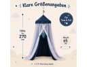 LMaxhome Himmelbett Betthimmel mit Moskitonetz blau Bild 5