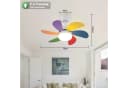 ZMH Deckenventilator mit Licht und Fernbedienung, 75 cm, 6 Flügel, Timer Bild 1