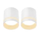 ZMH LED Deckenstrahler Weiß Rund 3000K 5W GX53 2er Set Bild 2