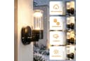 ZMH LED Außen-Wandleuchte Schwarz 10W Warmweiß 3000K Bild 3