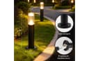 ZMH Stehlampe LED 40cm Schwarz Wegeleuchte Garten Bild 1