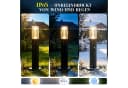 ZMH Stehlampe LED 40cm Schwarz Wegeleuchte Garten Bild 3