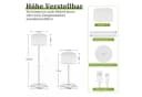 ZMH LED Schreibtischlampe Kabellos Dimmbar USB-C Bild 1