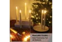 kisidus LED-Kerze LED Stabkerzen mit Fernbedienung 12-tlg. Warmweiß Streifendesign Bild 4