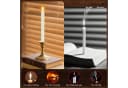kisidus LED-Kerze LED Stabkerzen mit Fernbedienung 12-tlg. Warmweiß Streifendesign Bild 5