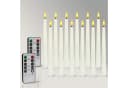 kisidus LED-Kerze LED Stabkerzen mit Fernbedienung 12-tlg. 3D Docht Bild 2