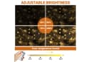 OZAVO LED-Lichterkette 30m 300 LEDs Warmweiß Fernbedienung Timer Bild 3