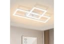 ZMH LED Deckenleuchte Wohnzimmer Schwarz/Weiß 2 Rahmen 3000K Bild 2