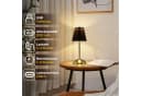 ZMH LED Tischleuchte 2er Set Akku Touch Dimmbar Schwarz Bild 1