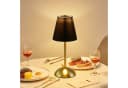 ZMH LED Tischleuchte 2er Set Akku Touch Dimmbar Schwarz Bild 4
