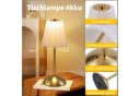 ZMH LED Tischleuchte 2er Set Akku Touch Nachttischlampe Dimmbar 3 Farbtemperaturen USB 3000-6500K Bild 4
