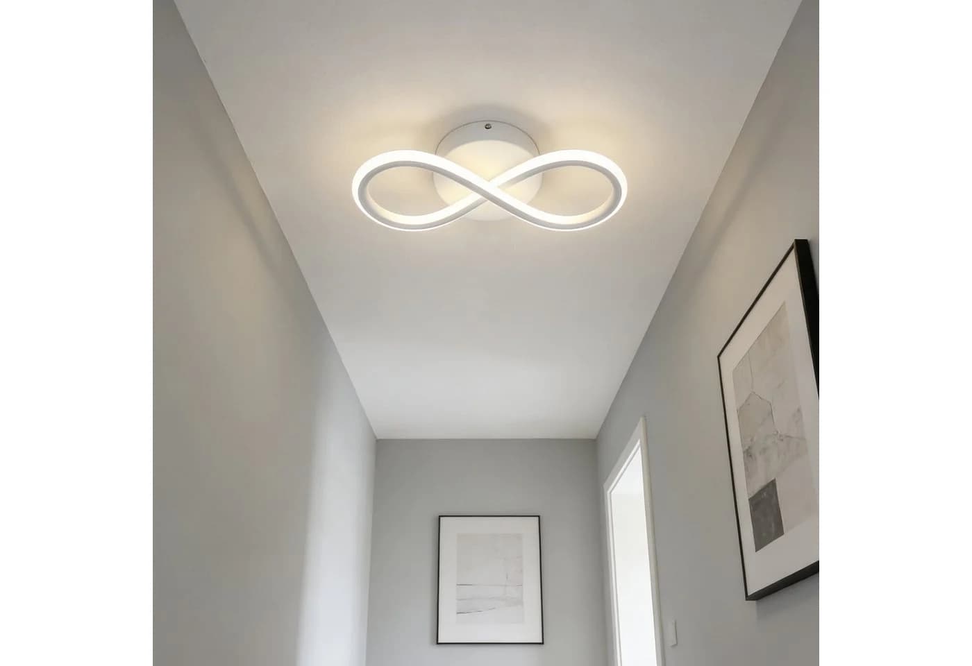 ZMH LED Deckenleuchte Wohnzimmer 3 Blatten verflochten 25/34/40CM Modern - Bild 3
