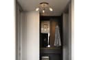 ZMH LED Deckenleuchte 3/6 Flammig Schwarz-Gold Schlafzimmer, Esszimmer, Küche Bild 4