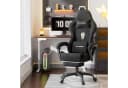 Ferghana Gaming-Stuhl Racing PC Stuhl Verstellbar mit Kopf-, Lendenkissen, Fußstütze Ergonomisch, atmungsaktiv Bild 1