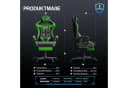 Ferghana Gaming-Stuhl mit Massagefunktion und Fußstütze Bild 5