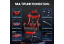 Ferghana Gaming-Stuhl mit Massagefunktion, Kopfstütze und Fußstütze Bild 1