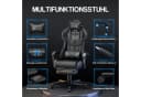 Ferghana Gaming-Stuhl mit Massagefunktion, Fußstütze und Kopfstütze Bild 1
