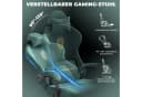 Huracan Gaming-Stuhl Grün mit Massagefunktion und Fußstütze Bild 4