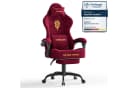 Huracan Gaming-Stuhl mit Massagefunktion und Fußstütze Rot Bild 2