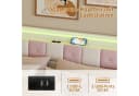 Gdood Stauraumbett Polsterbett mit LED, USB & Schubladen Bild 5