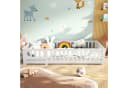 Gdood Kinderbett Massivholzbett Bodenbett Zaunbett Einzelbett Montessori 90x200 cm Bild 2