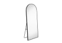 Furnishings Home Ganzkörperspiegel Oval Schwarz Aluminium Bild 1