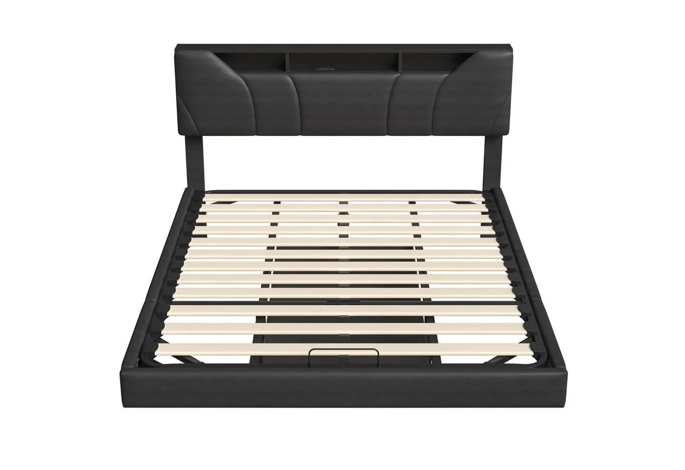 Furnishings Home Polsterbett mit LED, USB und Stauraum