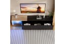 PXloue TV-Schrank Ausziehbarer TV-Schrank mit 3 Schubladen LED-Beleuchtung Bild 3