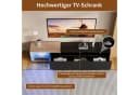 PXloue TV-Schrank Ausziehbarer TV-Schrank mit 3 Schubladen LED-Beleuchtung Bild 5