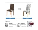 Vivi Idee Stuhlbezug 4/6er Set Blätterzauber Elastisch Waschbar Bild 5