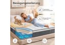 Niceluck Hybridmatratze 7-Zonen Gel Memory Taschenfederkern H3/H4 Bild 1