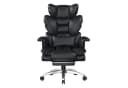 ZAISZE Bürostuhl Ergonomisch mit Ruhefunktion & Fußstütze Schwarz Bild 1