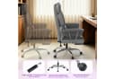 ZAISZE Bürostuhl Ergonomischer Chefsessel Grau mit Fußstütze Bild 4