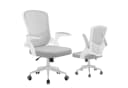 ZAISZE Ergonomischer Bürostuhl Grau mit Netzbezug und verstellbarer Rückenlehne Bild 2