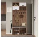 MODFU Garderoben-Set mit Sitzbank und 5 Haken Bild 4