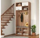 MODFU Garderoben-Set mit Sitzbank und 5 Haken Bild 5