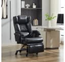 REDOM Bürostuhl Relaxsessel Massage Heizfunktion 360° Drehbar Verstellbare Rückenlehne Bild 3