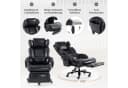REDOM Bürostuhl Relaxsessel Massage Heizfunktion 360° Drehbar Verstellbare Rückenlehne Bild 5