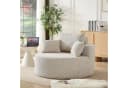 REDOM Relaxsessel Chenille beige mit Relaxfunktion Bild 4