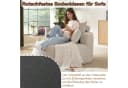 REDOM Relaxsessel Chenille beige mit Relaxfunktion Bild 5