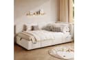 MODFU Polsterbett Schlafsofa multifunktionales Bettsofa 90x200 cm Beige Bild 2