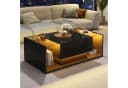 REDOM Couchtisch Hochglanz LED-Beleuchtung 100x50x31 cm Bild 3