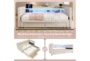 MODFU Schlafsofa inklusive USB- und Typ-C-Anschlüsse, Kinderbett mit multifunktionalem Ausziehbett, LED-Beleuchtung & Stauraum, Polsterbett 90x190 cm & 180x190 cm, ohne Matratze Bild 5