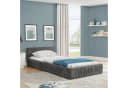 REDOM Polsterbett Einzelbett Schlafbett Jugendbett mit Lattenrost 90x200cm Chenille Bild 2