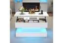 MODFU Couchtisch höhenverstellbar mit LED und USB Bild 1