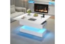 MODFU Couchtisch höhenverstellbar mit LED und USB Bild 5