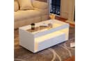 REDOM Couchtisch Hochglanz Wohnzimmertisch LED 16 Farben Bild 5